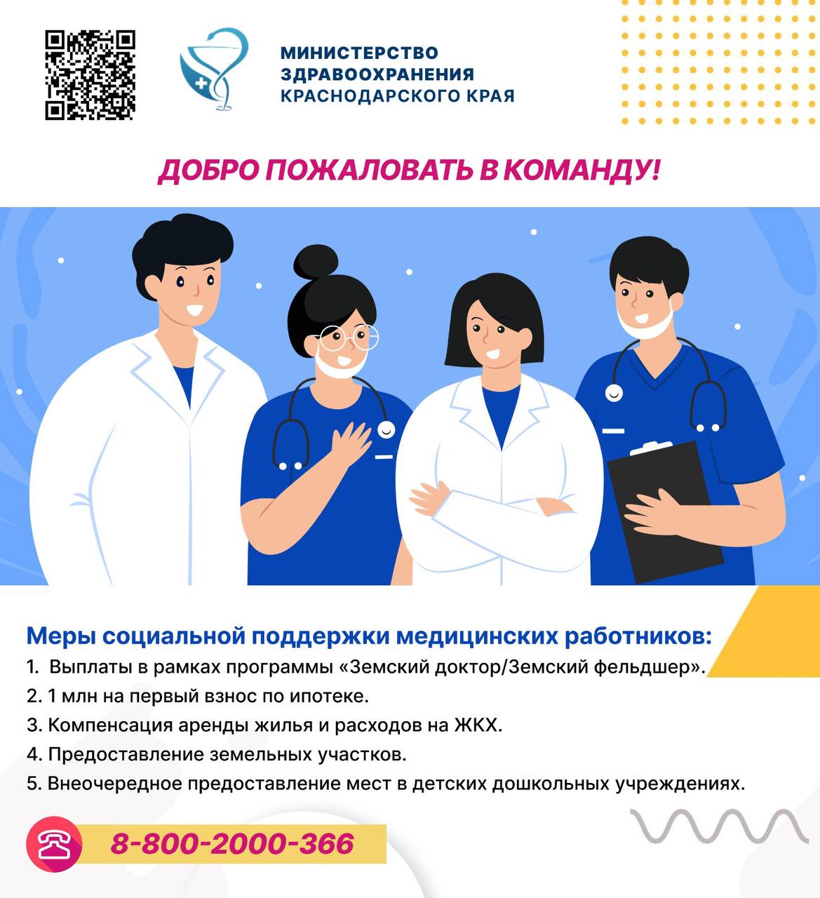 Меры социальной поддержки медицинских работников